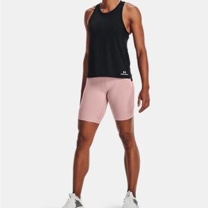 NWOT Reebok pink stretchy bike workout shorts